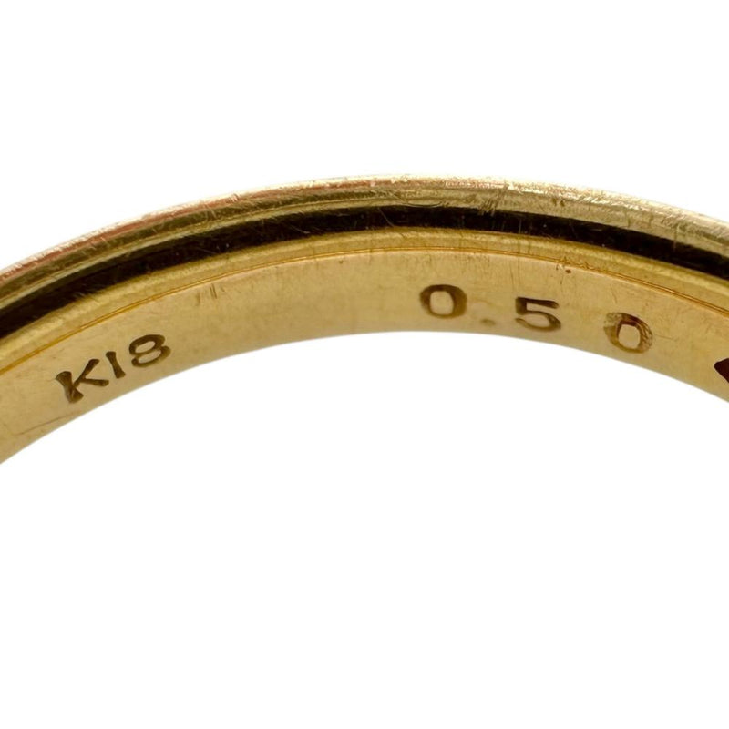 11号 フルエタニティ ダイヤモンド 0.50ct リング・指輪 K18ゴールド 18金 2.0g レディース 【中古】【真子質店】【NN】 【MaYMa】