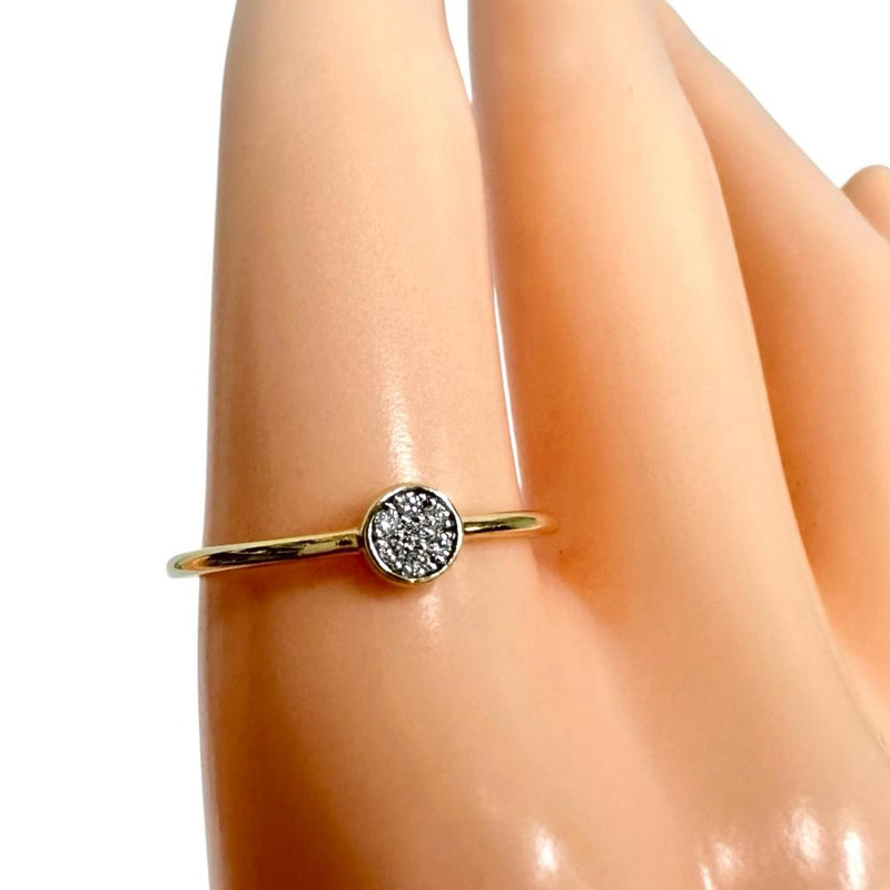 11号【ete/エテ】 ダイヤモンド 計0.02ct リング・指輪 K10ゴールド 10  