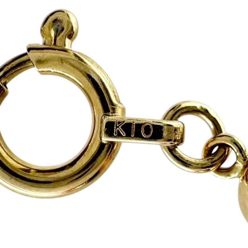 【ete/エテ】 ダイヤモンド 0.02ct ブレスレット K10ゴールド 10金 0.8g 17cm レディース 【中古】【真子質店】【NN】 【YY】
