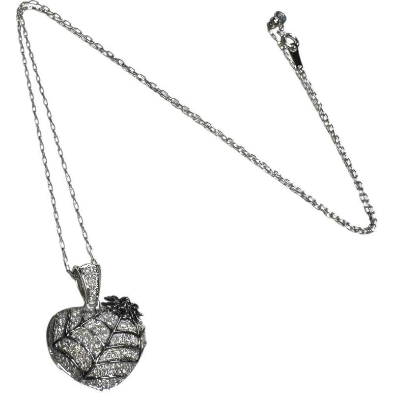 ハート スパイダー 蜘蛛モチーフ ダイヤモンド 0.66ct ネックレス K18WGホワイトゴールド 18金 6.1g 45cm レディース
【中古】【真子質店】【NN】




【STD】