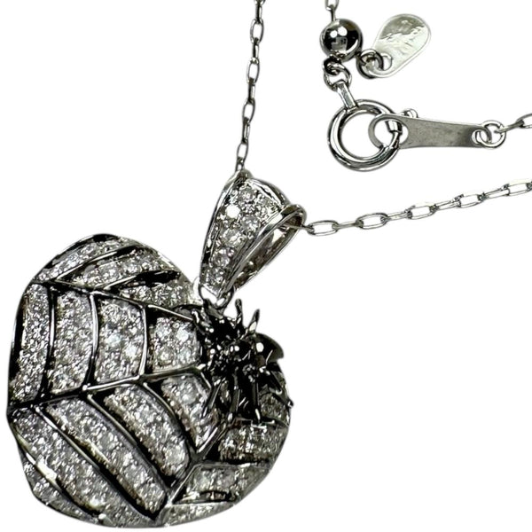 ハート スパイダー 蜘蛛モチーフ ダイヤモンド 0.66ct ネックレス K18WGホワイトゴールド 18金 6.1g 45cm レディース
【中古】【真子質店】【NN】




【STD】