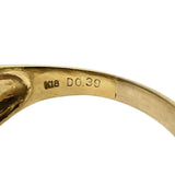 18号 ブルートパーズ 計2.72ct ダイヤモンド 計0.39ct リング・指輪 K18ゴールド 18金 8.3g レディース 【中古】【真子質店】【NN】 【IxMiS】
