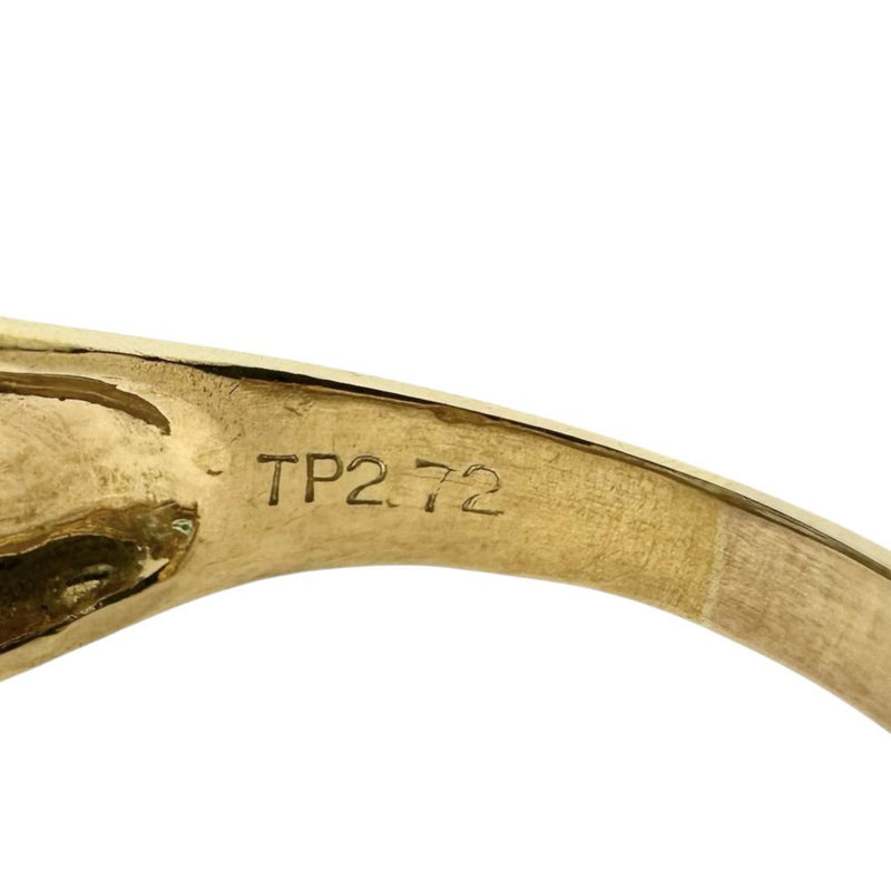 18号 ブルートパーズ 計2.72ct ダイヤモンド 計0.39ct リング・指輪 K18ゴールド 18金 8.3g レディース 【中古】【真子質店】【NN】 【IxMiS】