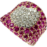 12号 ハートモチーフ ルビー 3.35ct ダイヤモンド 0.53ct リング・指輪 K18PGピンクゴールド 18金 12.5g レディース
【中古】【真子質店】【NN】




【IMiST】