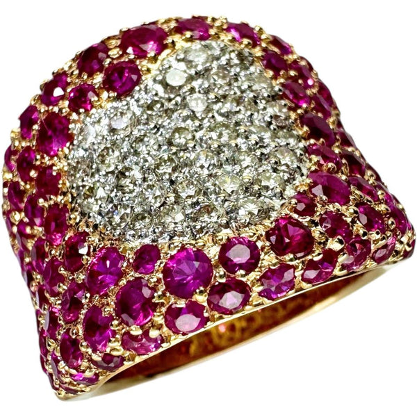 12号 ハートモチーフ ルビー 3.35ct ダイヤモンド 0.53ct リング・指輪 K18PGピンクゴールド 18金 12.5g レディース
【中古】【真子質店】【NN】




【IMiST】