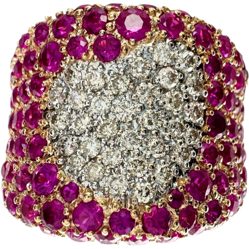 12号 ハートモチーフ ルビー 3.35ct ダイヤモンド 0.53ct リング・指輪 K18PGピンクゴールド 18金 12.5g レディース
【中古】【真子質店】【NN】




【IMiST】