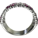 15号 ルビー 1.53ct ダイヤモンド 1.00ct リング・指輪 Pt900プラチナ 7.5g レディース 【中古】【真子質店】【NN】 【KMoS】