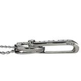 Jeunet/ジュネ グラデーションサファイア 計0.85ct ダイヤモンド 計0.27ct ネックレス K18WGホワイトゴールド 18金 10.1g 49.5cm レディース 【中古】【真子質店】【NN】 【IMaKMo】