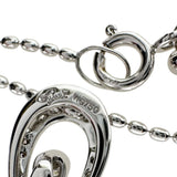 Jeunet/ジュネ グラデーションサファイア 計0.85ct ダイヤモンド 計0.27ct ネックレス K18WGホワイトゴールド 18金 10.1g 49.5cm レディース 【中古】【真子質店】【NN】 【IMaKMo】