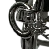 ブルートパーズ 0.90ct ダイヤモンド 0.01ct ネックレス K18WGホワイトゴールド 18金 1.0g 40cm レディース 【中古】【真子質店】【NN】 【IMaT】