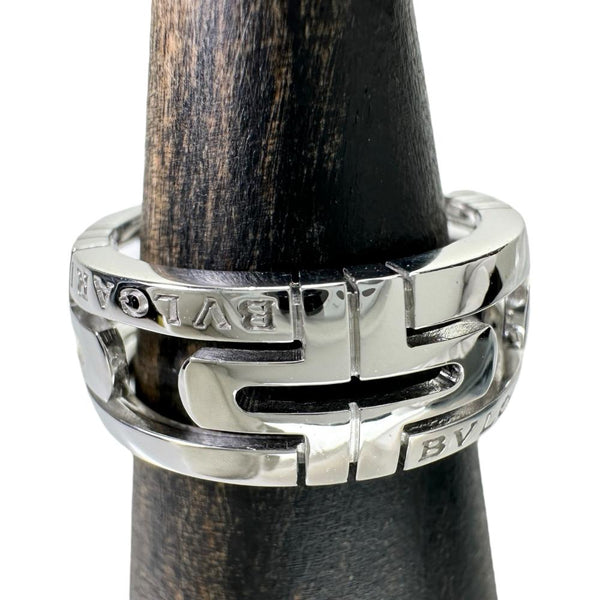 10号【BVLGARI/ブルガリ】 リング・指輪 パレンテシ K18WGホワイトゴールド 18金 6.4g 50 レディース 【中古】【真子質店】【BL】 【MiTMo】