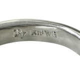 10号【Ponte Vecchio/ポンテヴェキオ】 ブラックダイヤモンド 0.55ct ダイヤモンド 0.27ct リング・指輪 K18WGホワイトゴールド 18金 11.4g レディース 【中古】【真子質店】【NN】 【IMoxK】