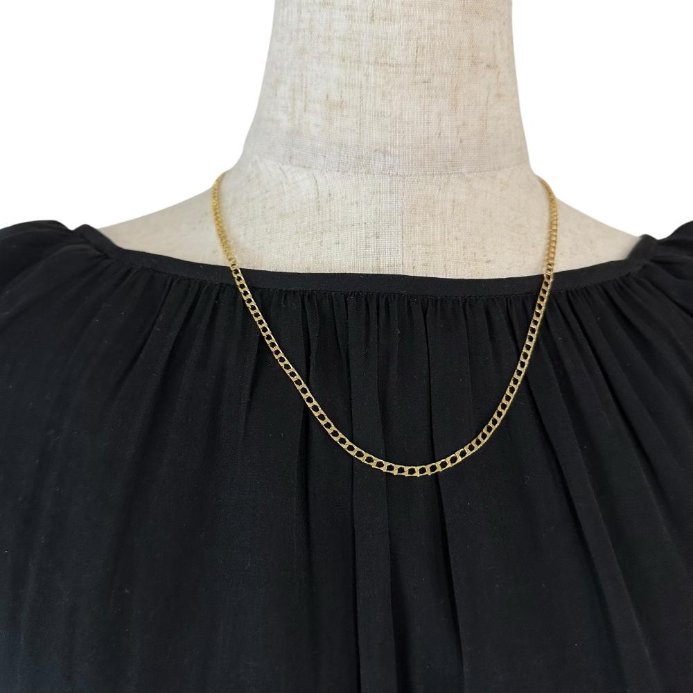 UNOAERRE/ウノアエレ】 デザインチェーン ネックレス K18ゴールド 18金