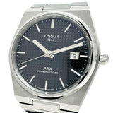 【TISSOT/ティソ】 PRX パワーマティック80 T137.407.11 裏スケルトン 腕時計 ステンレススチール 自動巻き/オートマ ブラック文字盤/シルバーベルト メンズ 【中古】【真子質店】【GD】 【MaMox】