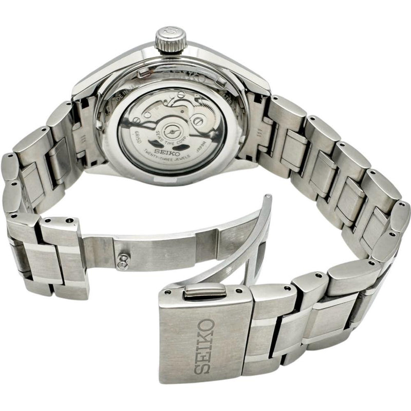 【SEIKO/セイコー】 プレザージュ 6R15-03P0 裏スケルトン 腕時計 ステンレススチール 自動巻き/オートマ シルバー文字盤/シルバーバンド メンズ 【中古】【真子質店】【GD】 【TMox】