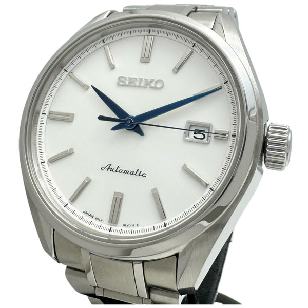 【SEIKO/セイコー】 プレザージュ 6R15-03P0 裏スケルトン 腕時計 ステンレススチール 自動巻き/オートマ シルバー文字盤/シルバーバンド メンズ 【中古】【真子質店】【GD】 【TMox】