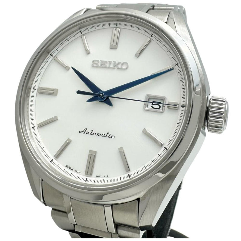 【SEIKO/セイコー】 プレザージュ 6R15-03P0 裏スケルトン 腕時計 ステンレススチール 自動巻き/オートマ シルバー文字盤/シルバーバンド メンズ 【中古】【真子質店】【GD】 【TMox】