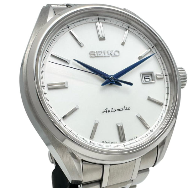 【SEIKO/セイコー】 プレザージュ 6R15-03P0 裏スケルトン 腕時計 ステンレススチール 自動巻き/オートマ シルバー文字盤/シルバーバンド メンズ 【中古】【真子質店】【GD】 【TMox】