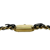 【CHANEL/シャネル】 プルミエールM H0001 電池交換済 腕時計 GP/レザー クオーツ ブラック文字盤/ゴールド レディース 【中古】【真子質店】【BL】 【IMaxx】