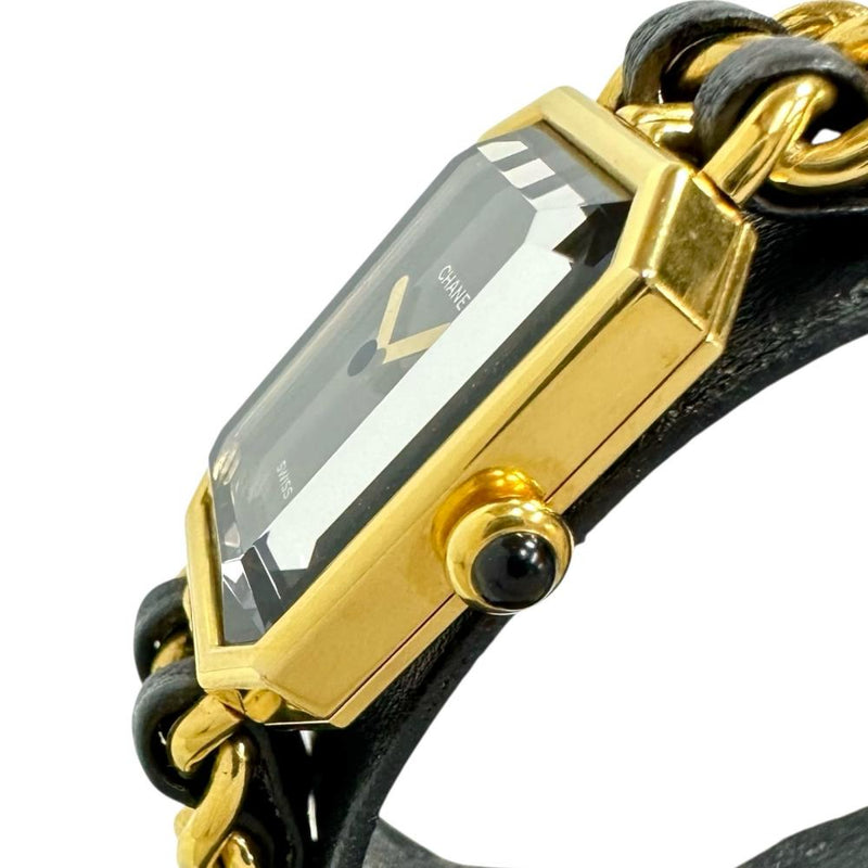 シャネル CHANEL プルミエール H0001 ベルトM 電池交換済み CHANEL/シャネル】 プルミエールM H0001 電池交換済 腕時計 GP