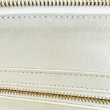 【CHANEL/シャネル】 カード/シール有 クラッチバッグ レザー クロコ型押し/ホワイト レディース【中古】【真子質店】【BL】 【SMox】