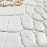 【CHANEL/シャネル】 カード/シール有 クラッチバッグ レザー クロコ型押し/ホワイト レディース【中古】【真子質店】【BL】 【SMox】