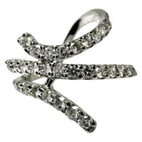 13.5号 ダイヤモンド 計1.08ct リング・指輪 K18WGホワイトゴールド 18金 6.1g レディース 【中古】【真子質店】【NN】 【IxMoY】