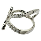 13.5号 ダイヤモンド 計1.08ct リング・指輪 K18WGホワイトゴールド 18金 6.1g レディース 【中古】【真子質店】【NN】 【IxMoY】
