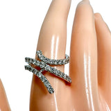 13.5号 ダイヤモンド 計1.08ct リング・指輪 K18WGホワイトゴールド 18金 6.1g レディース 【中古】【真子質店】【NN】 【IxMoY】