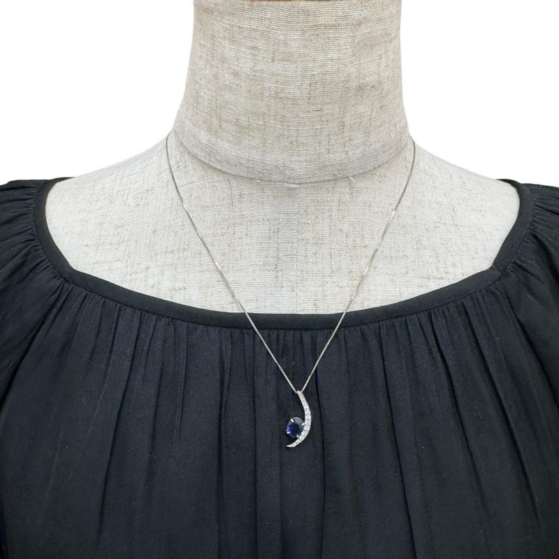 サファイア(刻印不鮮明) 1.315ct ダイヤモンド 計0.23ct ネックレス Pt900プラチナ/Pt850プラチナ 5.4g 45cm レディース
【中古】【真子質店】【NN】




【KDMi】