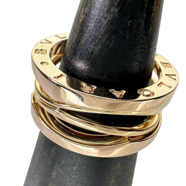 11.5号【BVLGARI/ブルガリ】 リング・指輪 B-ZERO1 デザインレジェンド K18PGピンクゴールド 18金 9.0g 52 レディース 【中古】【真子質店】【BL】 【IDMox】
