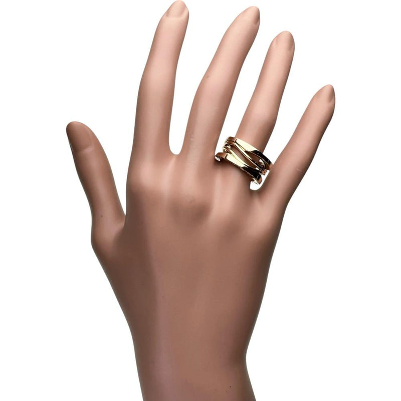 11.5号【BVLGARI/ブルガリ】 リング・指輪 B-ZERO1 デザインレジェンド K18PGピンクゴールド 18金 9.0g 52 レディース 【中古】【真子質店】【BL】 【IDMox】
