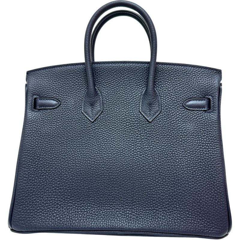 【HERMES/エルメス】 バーキン25 ハンドバッグ トゴ ネイビーレザー/シルバー金具 レディース【中古】【真子質店】【BL】 【TMoIMaMo】