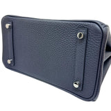 【HERMES/エルメス】 バーキン25 ハンドバッグ トゴ ネイビーレザー/シルバー金具 レディース【中古】【真子質店】【BL】 【TMoIMaMo】