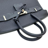 【HERMES/エルメス】 バーキン25 ハンドバッグ トゴ ネイビーレザー/シルバー金具 レディース【中古】【真子質店】【BL】 【TMoIMaMo】
