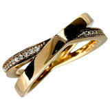 10号【TIFFANY&Co./ティファニー】 ダイヤモンド 0.08ct リング・指輪 アトラスXナロー K18PGピンクゴールド 18金 5.6g レディース 【中古】【真子質店】【BL】 【IMaTx】