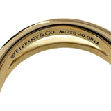 10号【TIFFANY&Co./ティファニー】 ダイヤモンド 0.08ct リング・指輪 アトラスXナロー K18PGピンクゴールド 18金 5.6g レディース 【中古】【真子質店】【BL】 【IMaTx】