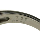 12号 ペリドット 7.37ct ダイヤモンド 0.14ct リング・指輪 Pt900プラチナ 9.2g レディース 【中古】【真子質店】【NN】 【MiTMo】