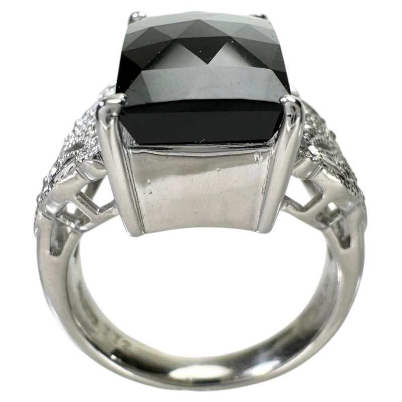 12号 ブルートルマリン（インディゴライト） 7.72ct ダイヤモンド 0.18ct リング・指輪 Pt900プラチナ 14.3g レディース 【中古】【真子質店】【NN】 【IKSMa】