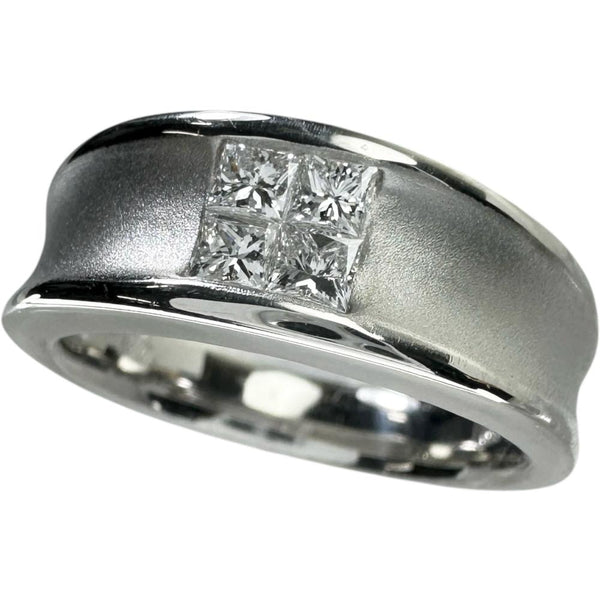12.5号 ダイヤモンド 0.30ct リング・指輪 Pt900プラチナ 9.1g レディース 【中古】【真子質店】【NN】 【YYx】