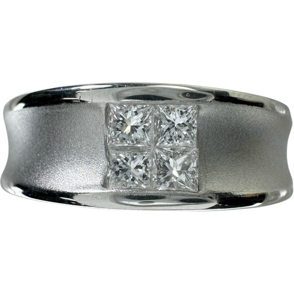 12.5号 ダイヤモンド 0.30ct リング・指輪 Pt900プラチナ 9.1g レディース 【中古】【真子質店】【NN】 【YYx】