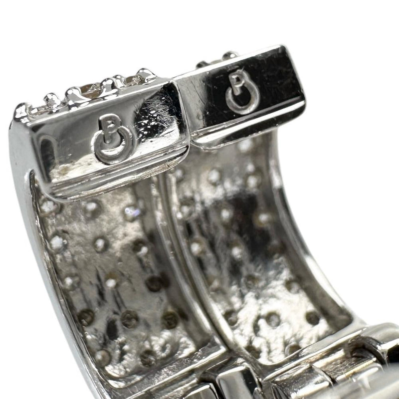 ピアリング ダイヤモンド 計0.50×2ct イヤリング K18WGホワイトゴールド 18金 6.3g レディース 【中古】【真子質店】【NN】 【IIxx】
