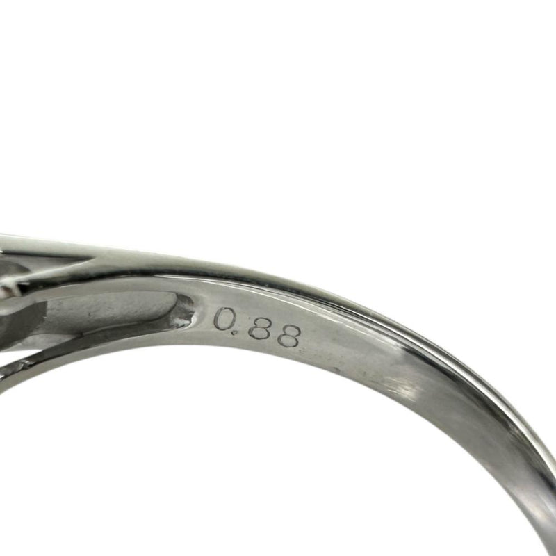 12号 ダイヤモンド(推定FLY-SI1程度） 1.078ct ダイヤモンド 0.88ct リング・指輪 Pt900プラチナ 5.5g レディース 【中古】【真子質店】【NN】 【IKYx】