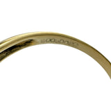 15号 サファイア 0.35ct ダイヤモンド 0.22ct リング・指輪 K18ゴールド 18金 4.7g レディース 【中古】【真子質店】【NN】 【YTK】