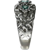 12号 パライバトルマリン 0.24ct リング・指輪 Pt900プラチナ 10.2g レディース 【中古】【真子質店】【NN】 【KST】
