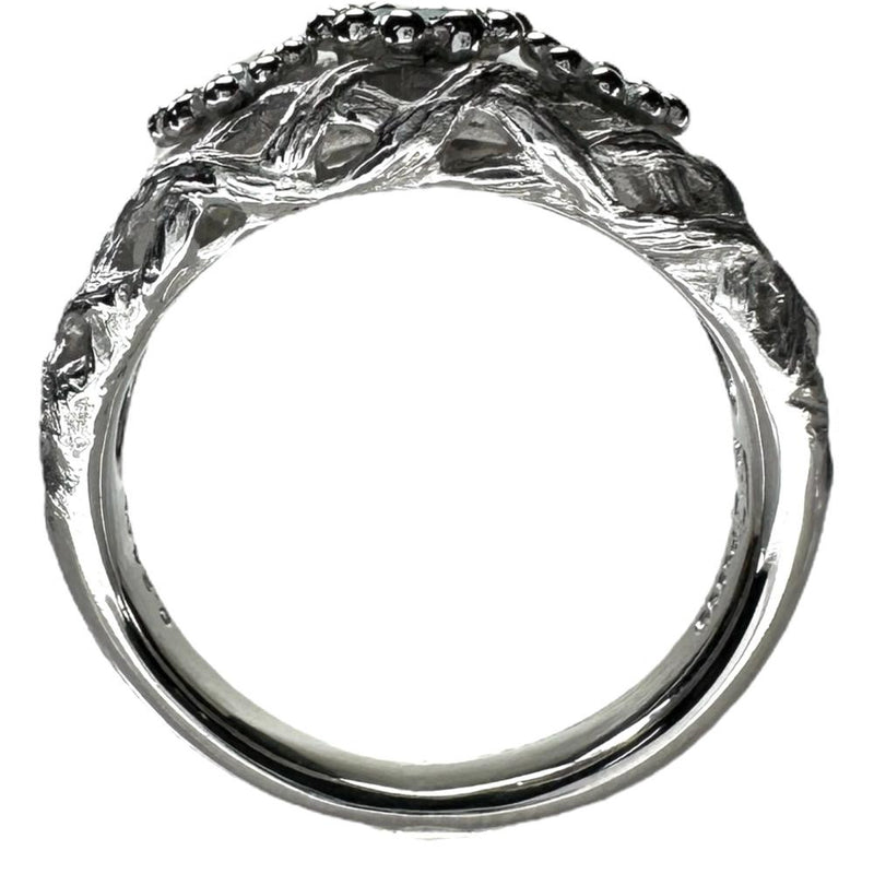 12号 パライバトルマリン 0.24ct リング・指輪 Pt900プラチナ 10.2g レディース 【中古】【真子質店】【NN】 【KST】