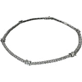 ダイヤモンド 計1.50ct ブレスレット K18WGホワイトゴールド 18金 5.0g 17.2cm レディース 【中古】【真子質店】【NN】 【IITT】