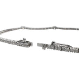 ダイヤモンド 計1.50ct ブレスレット K18WGホワイトゴールド 18金 5.0g 17.2cm レディース 【中古】【真子質店】【NN】 【IITT】