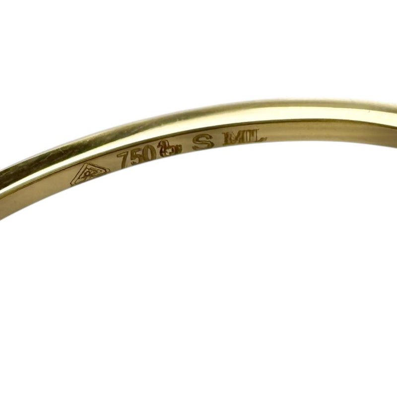 バングル ダイヤモンド 0.36/0.18ct ブレスレット K18ゴールド 18金 10.1g 17cm レディース 【中古】【真子質店】【NN】 【IDMiMo】