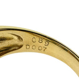 11号 サファイア 計0.89ct ダイヤモンド 計0.07ct リング・指輪 K18ゴールド 18金 4.8g レディース 【中古】【真子質店】【NN】 【MoTx】
